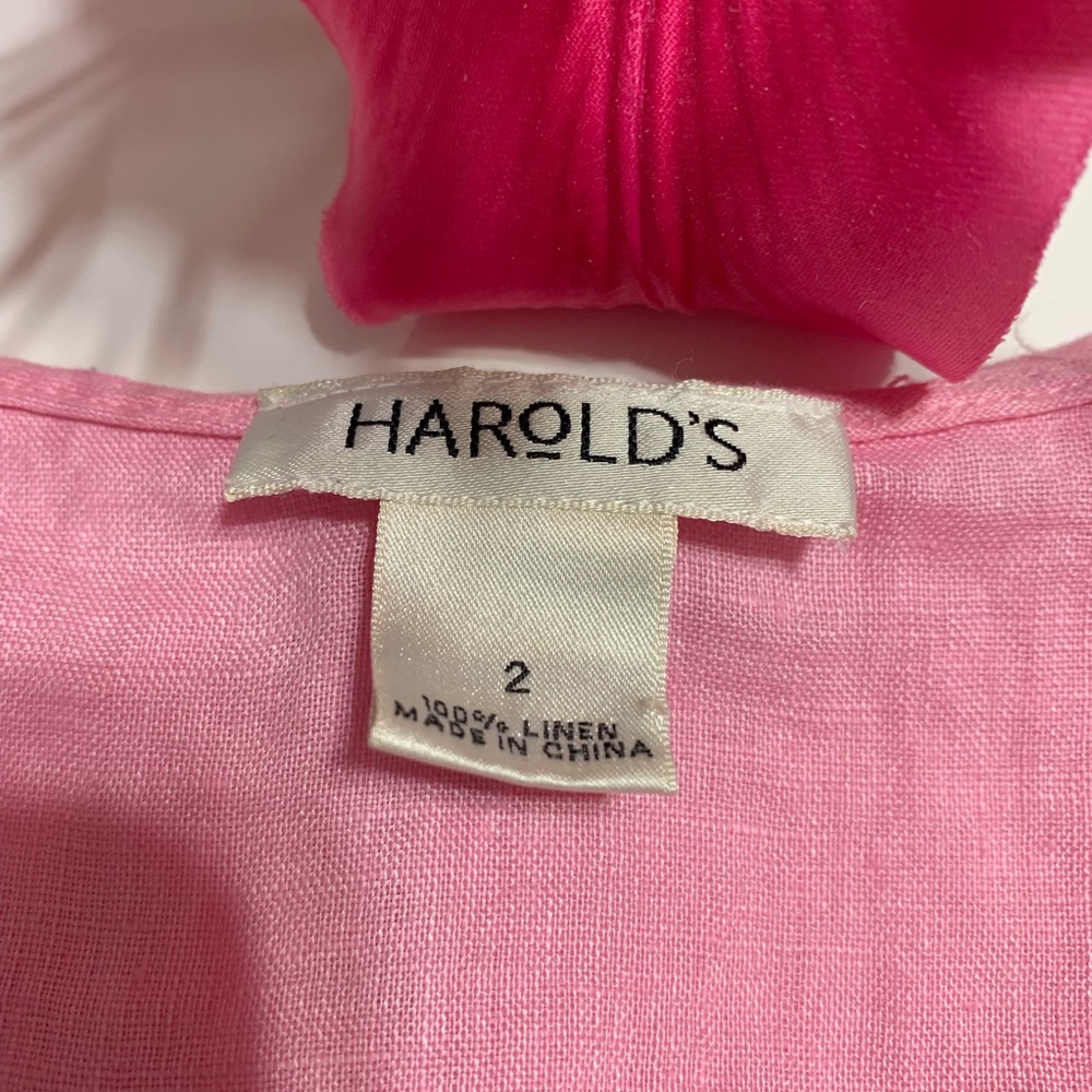 ‼️HAROLDS LINEN Ruffle Tank 2‼️ - Picture 6 of 8
